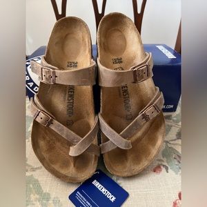 Birkenstock Mayari Tobacco Brown Size 38